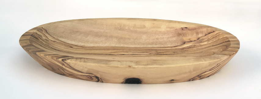 Olive Wood Oval Dishe 20cm