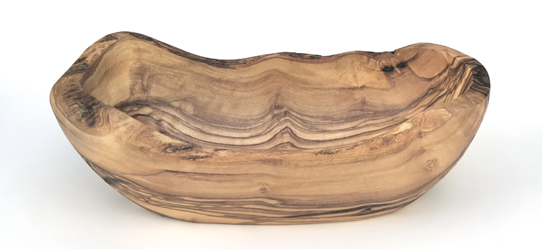 Olive Wood Rustic Dishe 15cm