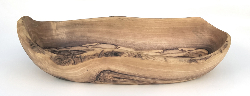 Olive Wood Rustic Dishe 20cm
