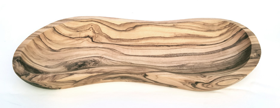 Olive Wood Z Shaped Dishe