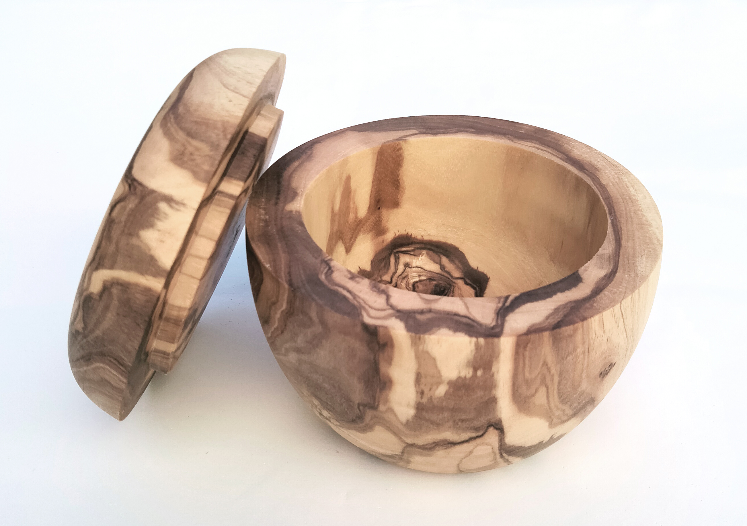 Olive Wood Sugar Cellar F2