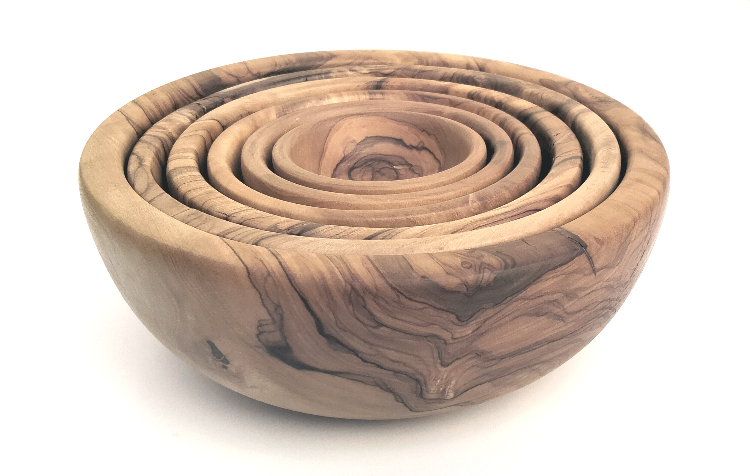 Olive Wood Nesting Bowls