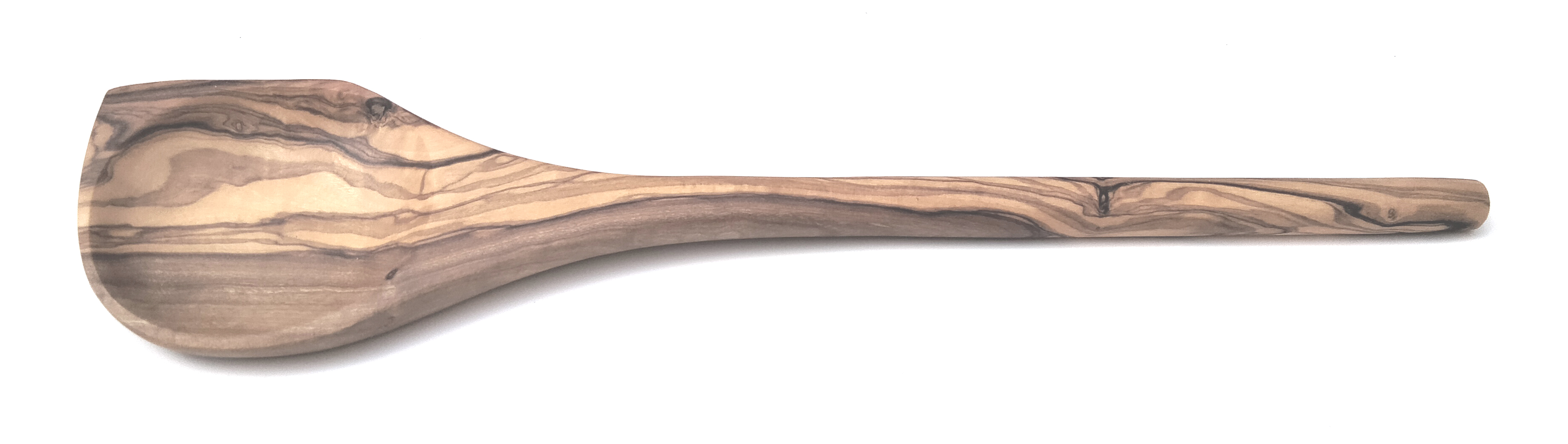 Olive Wood Corner Spoon 32cm