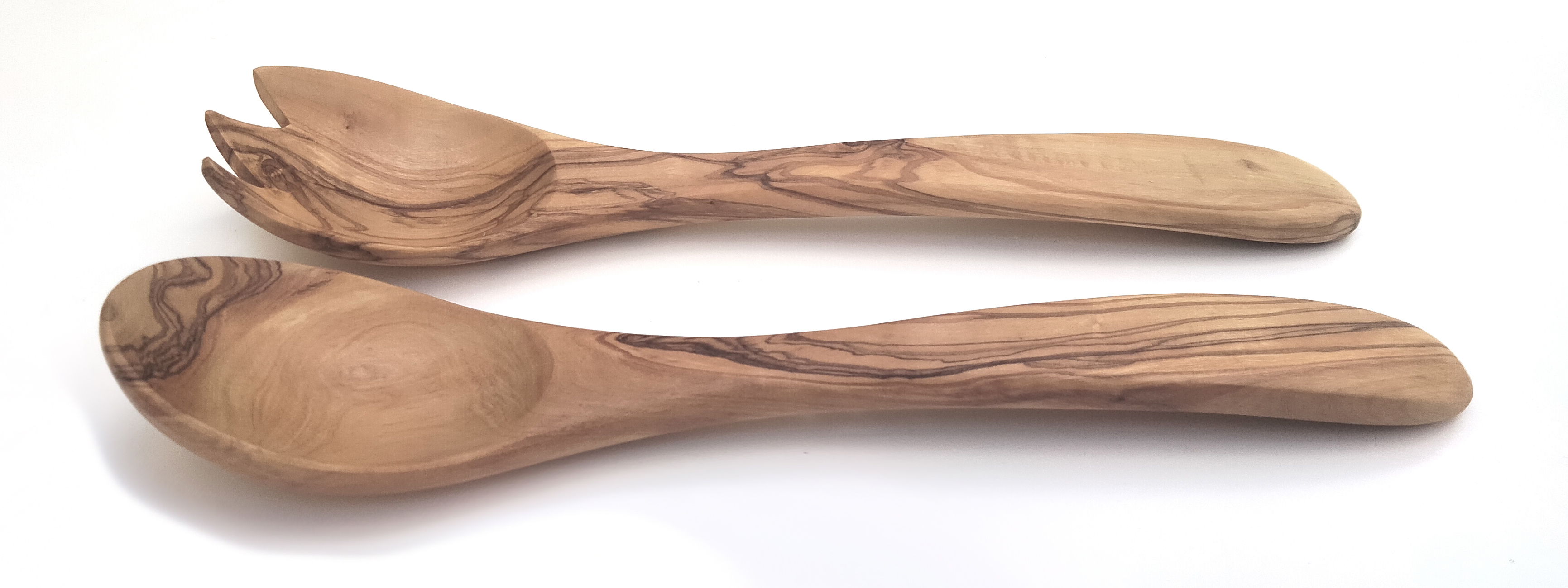 Olive Wood Salad Server 25cm