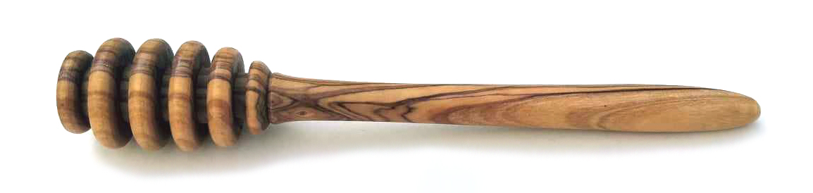 Olive Wood Honey Spoon Mo1
