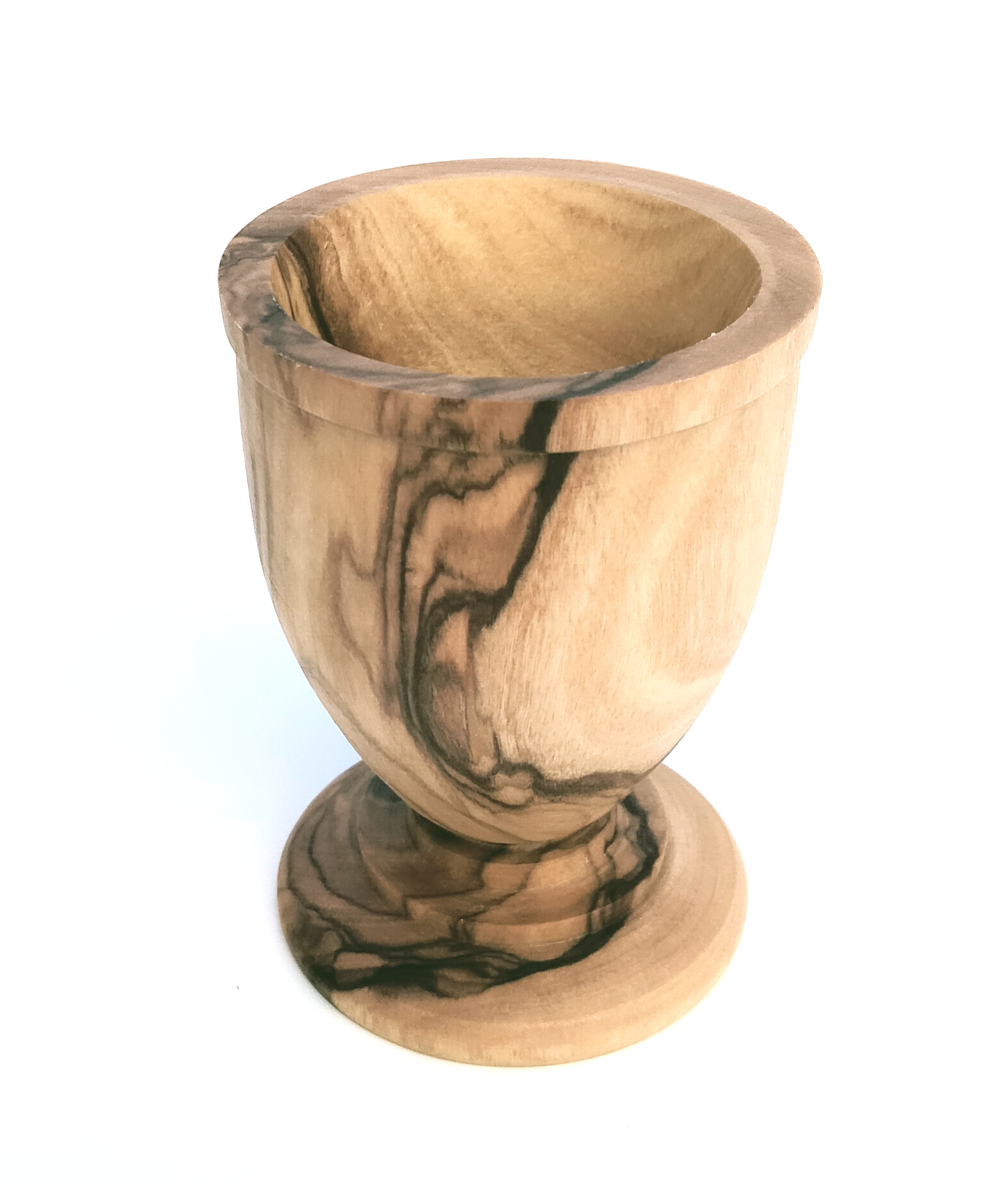 Olive Wood Egg Holder Mo1