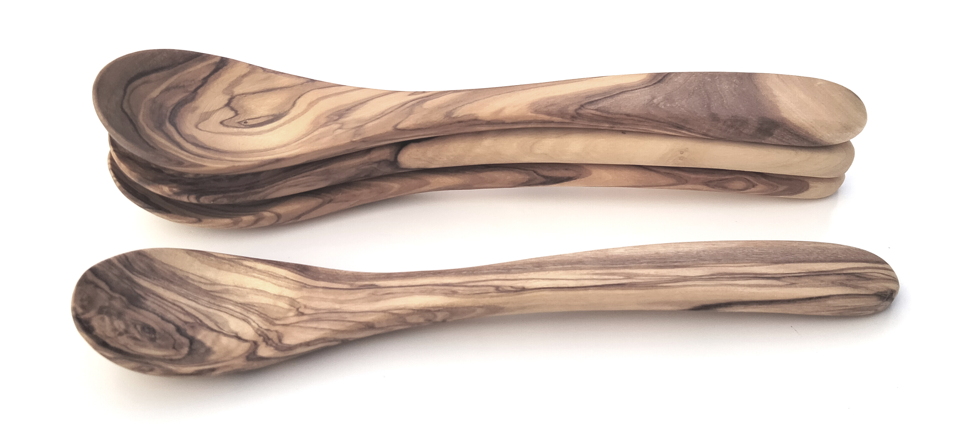Olive Wood Cooking Spoon 21cm F1